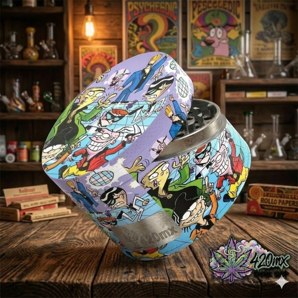 Grinder Metálico 4 Capas Cartoon Network | Edición Especial 420mx